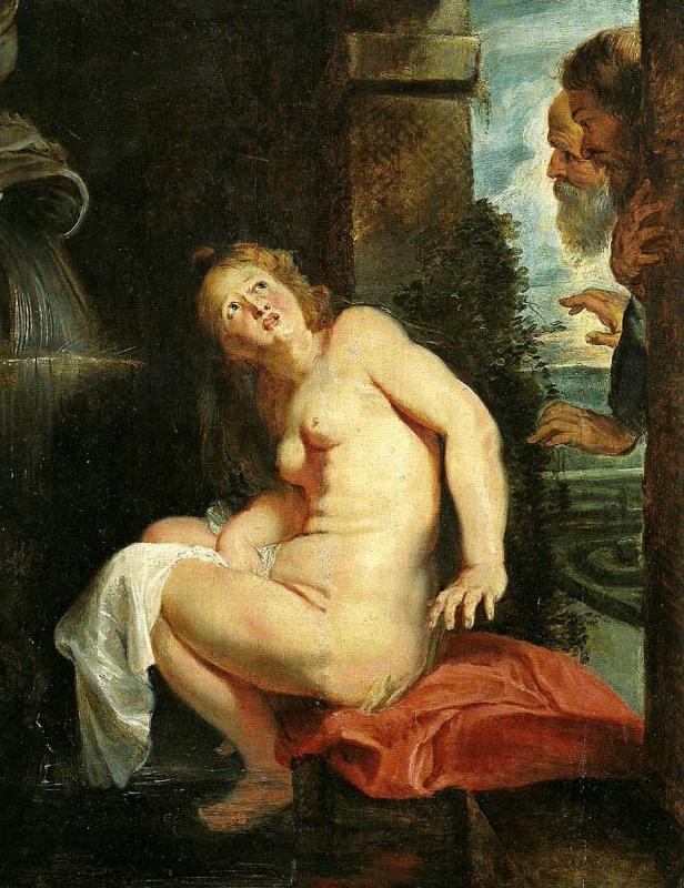 Peter Paul Rubens susanna och gubbarna oil painting image